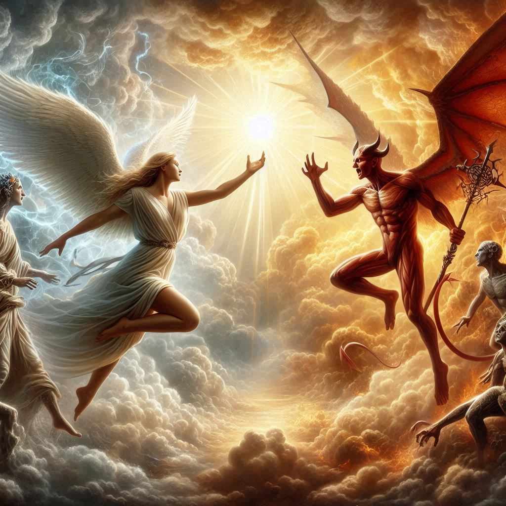 Angels and demons in warfare
