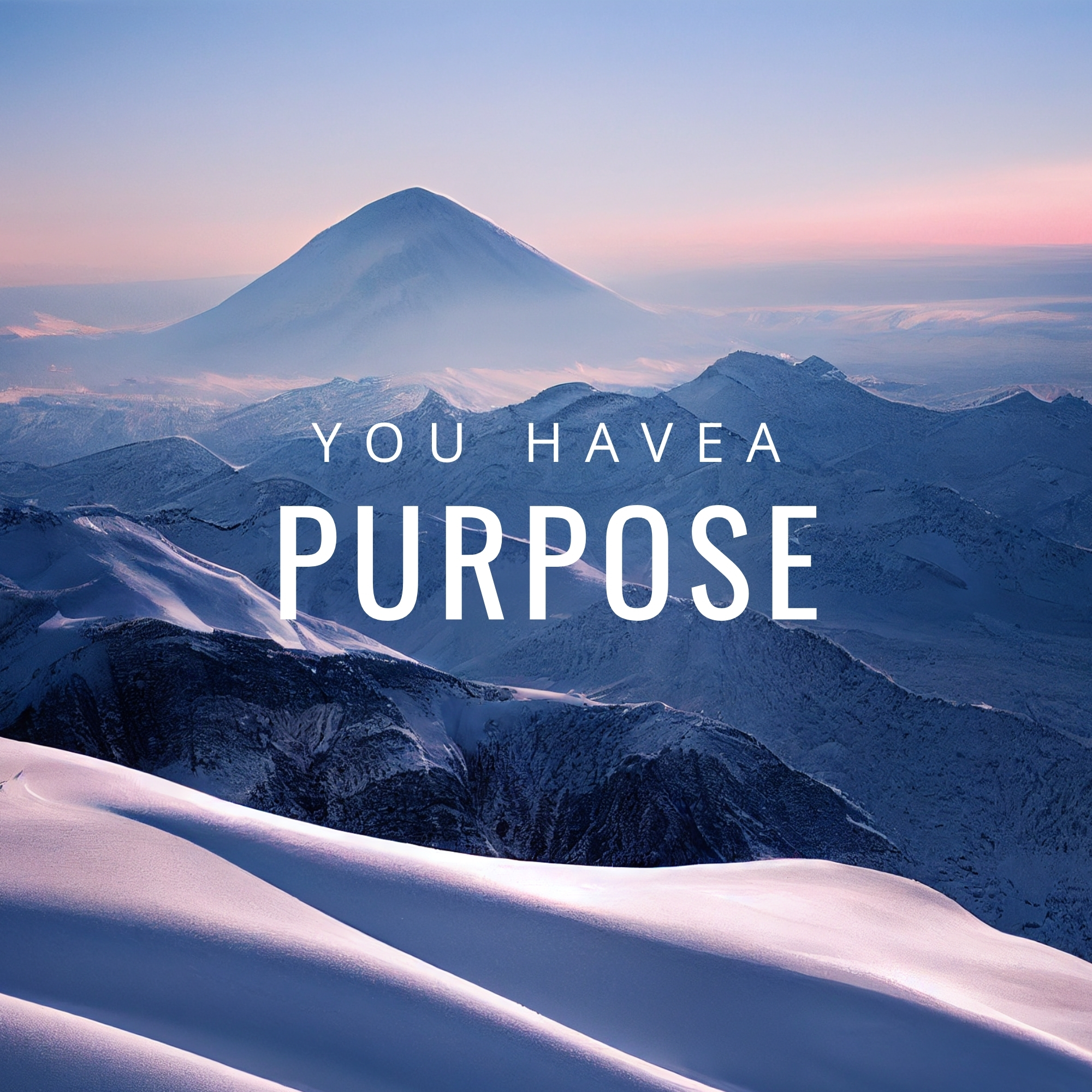You have a purpose